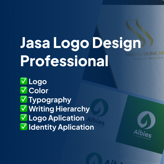 Jasa Logo Design Professional - Color, Typography, Writing Hierarchy, Logo Aplication