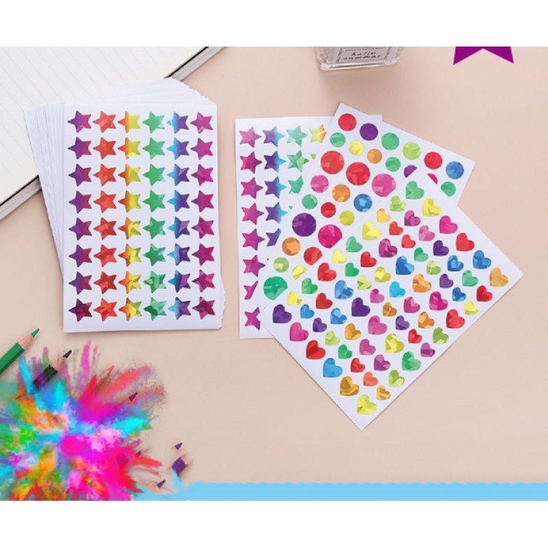 

STIKER BERKILAP HOLOGRAM BINTANG HATI DAN BULAT