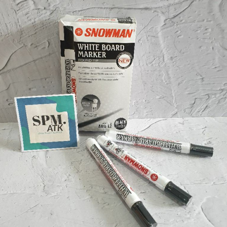 

KODE G36W Spidol Whiteboard Snowman ABG12