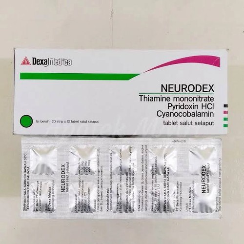 Neurodex Dexa Vitamin B-Complex untuk Saraf strip 10 tablet