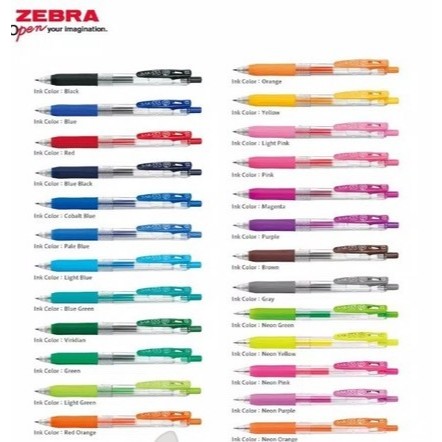 

DIJUAL SATUAN Zebra Sarasa Clip 0,5 / Pulpen Gel Sarasa Clip Zebra 0,5