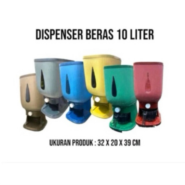 DISPENSER BERAS 10 LITER