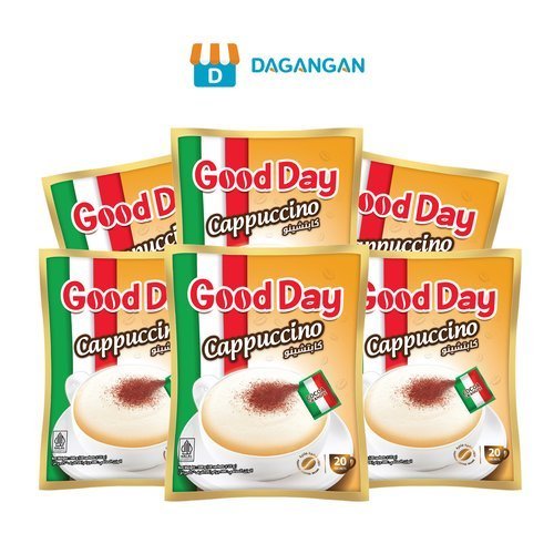 

Good Day Capuccino 25 gr 3 renceng (isi 30 Sachet)