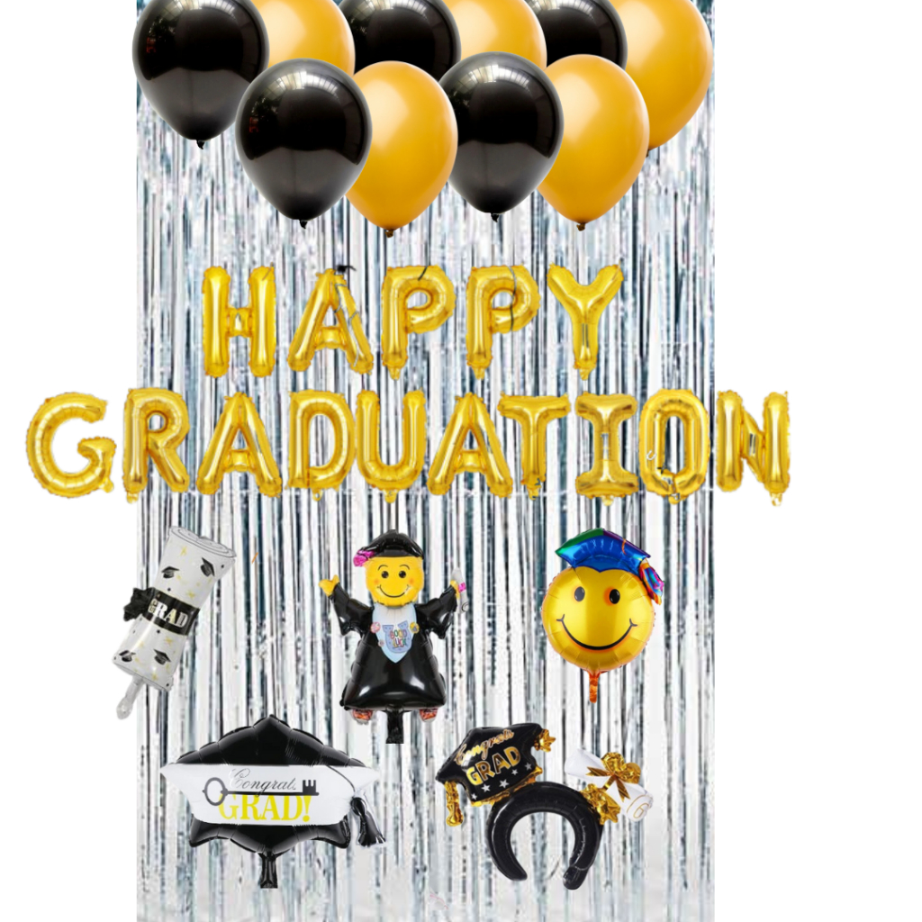 MS.PARTY PAKET PREMIUM DEKORASI GRADUATION/ PAKET DEKORASI HAPPY GRADUATION