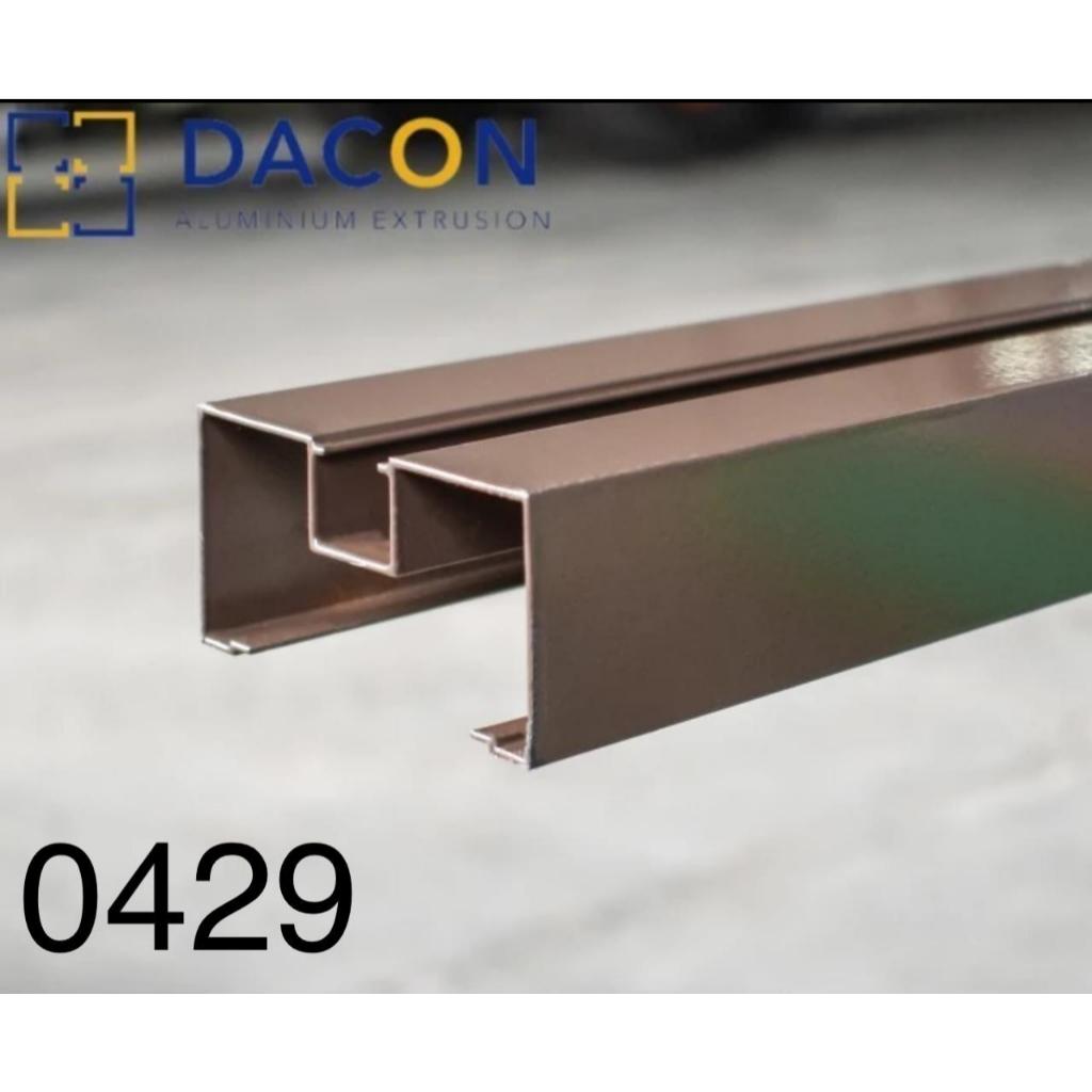 Aluminium Dacon Untuk Kusen 3 inch Batangan / Custom [ 0429, 0428, 0415, 0504, 0555, 6090 ]
