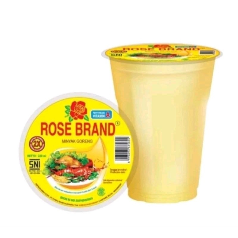 

Minyak Goreng Rose Brand Cup 220ml