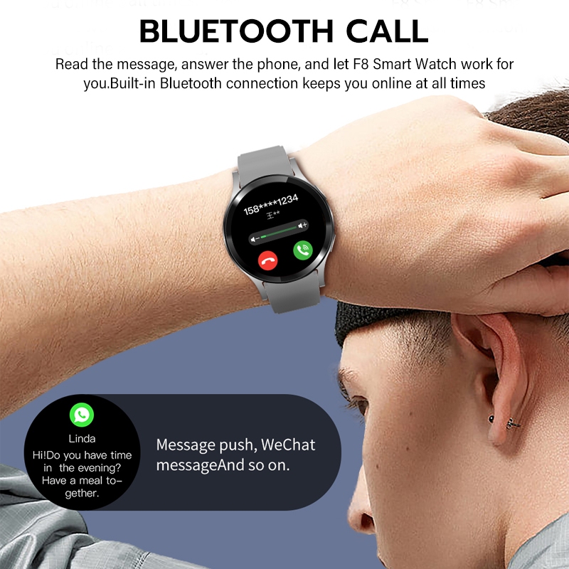 PREMIUM HEMAT JOVITECH SMARTWATCH FULL HD 1.39 INCH IPS BLUETOOTH COLOR CIRCLE SPORTS JAM TANGAN