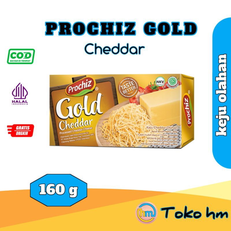 

Keju Prochiz Chedaar Gold / keju batang 160 gr