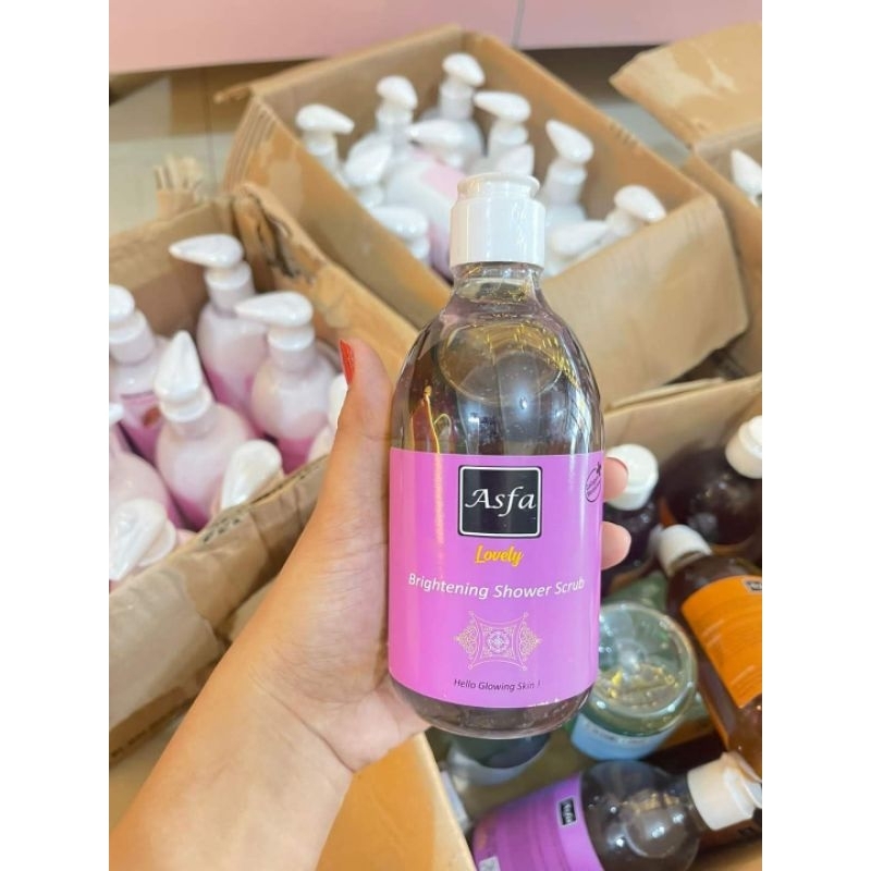 asfa brightening shower scrub