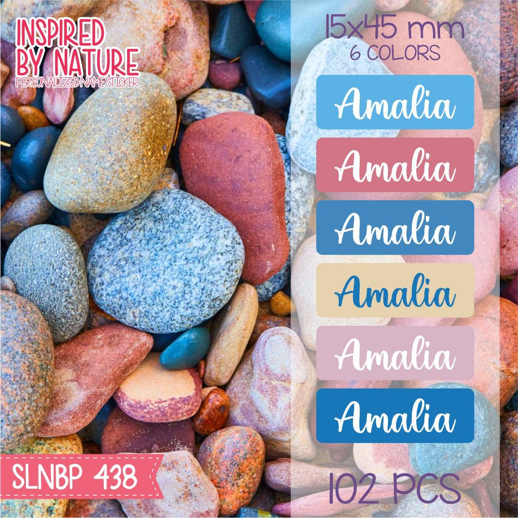 

Stiker label nama waterproof kartun sepatu buku sekolah anak SLNBP - 438