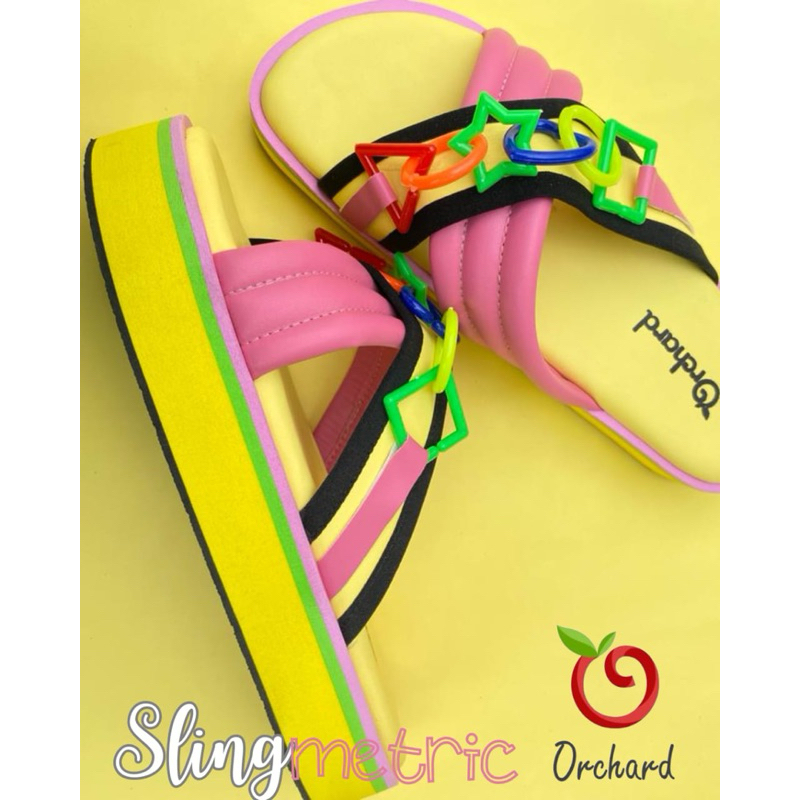 Sandal matriks PINK / sandal couple ibu anak sister