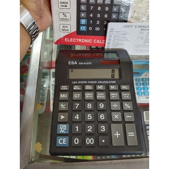 

KODE T6P9 Kalkulator Esa 2 Layar Kalkulator Dagang Besar Free baterai