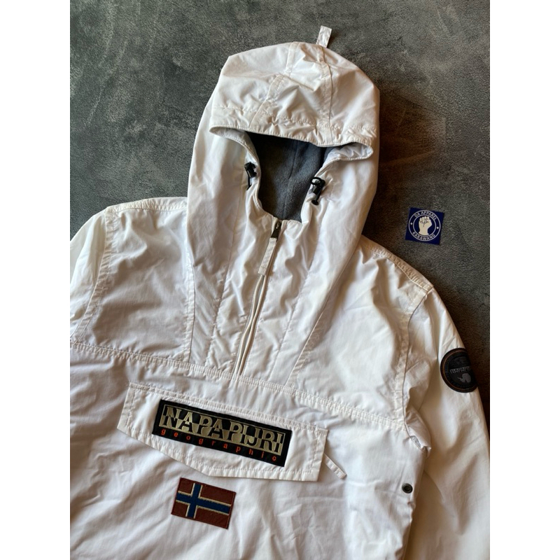 Ready stok ❗️Napapijri Rainforest Wintter White Anorak Original