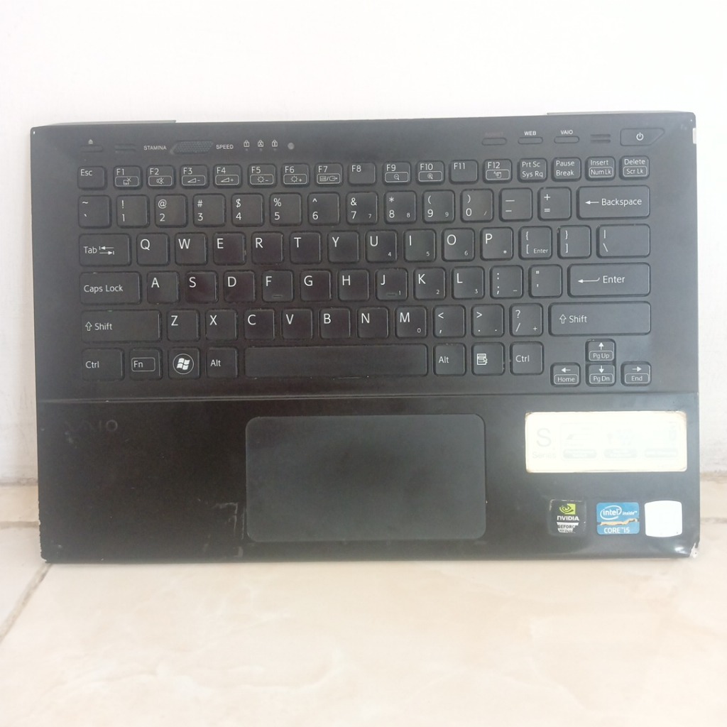 Keyboard Sony Vaio S Series SVS13116FGB Palmrest Sony Vaio 13.3 Palmrest Sony Vaio S Series SVS13116