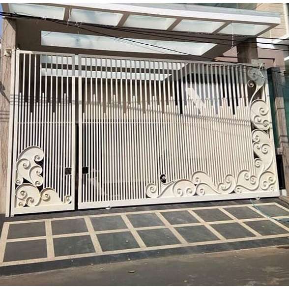 Pagar rumah mewah minimalis sidoarjo