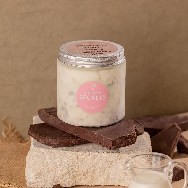 

Gelato Secrets - Stracciatella (Fior di latte + Chocolate flakes) Party Pack 500ML