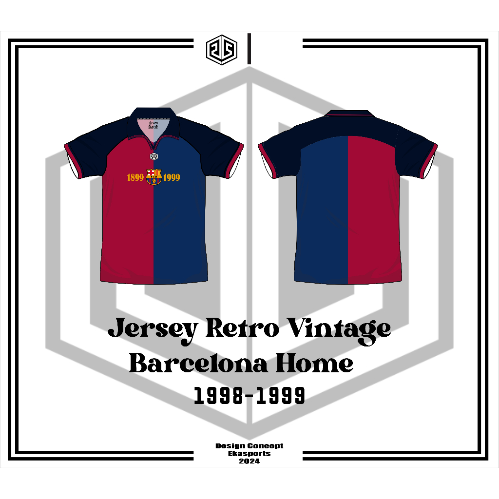 JERSEY RETRO BARCELONA HOME 1998-1999
