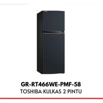 KULKAS 2 PINTU TOSHIBA 466WE / GR-RT466WE-PMF (338L INVERTER)