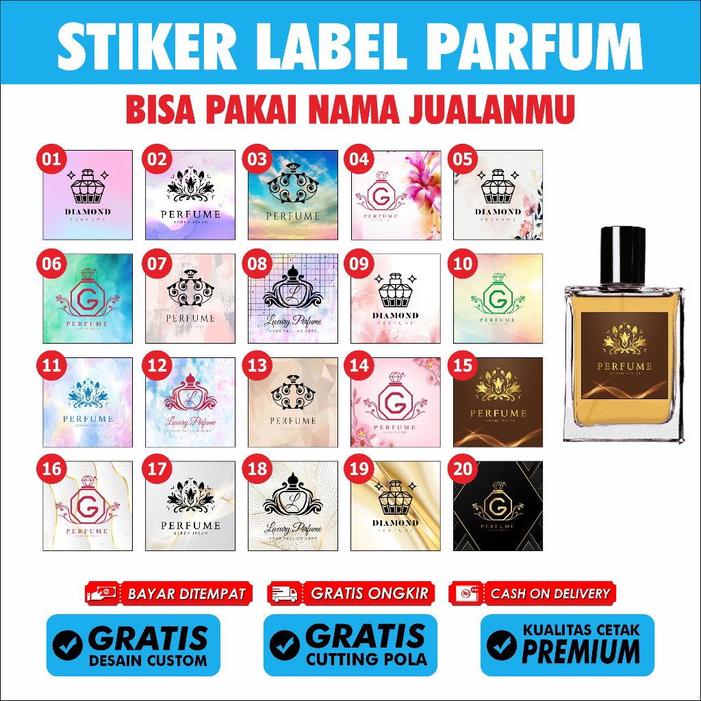 

STIKER LABEL PARFUM | STIKER PERFUME | STIKER PARFUM CUSTOM DESAIN SENDIRI