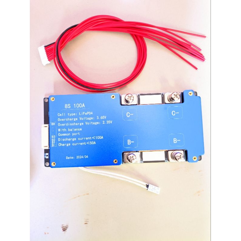 BMS 8S 24V 100A LIFEPO4