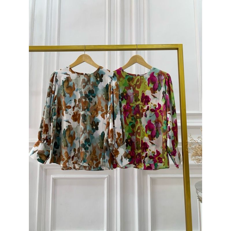 Blouse Silk Dior Premium