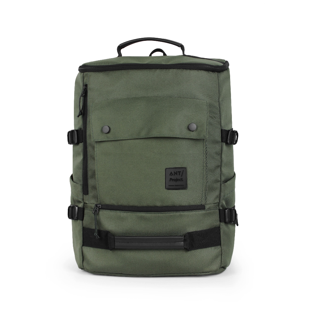 Rubyshop.id - Tas Backpack Pria Hijau Army - Ransel Besar Dengan Slot Laptop