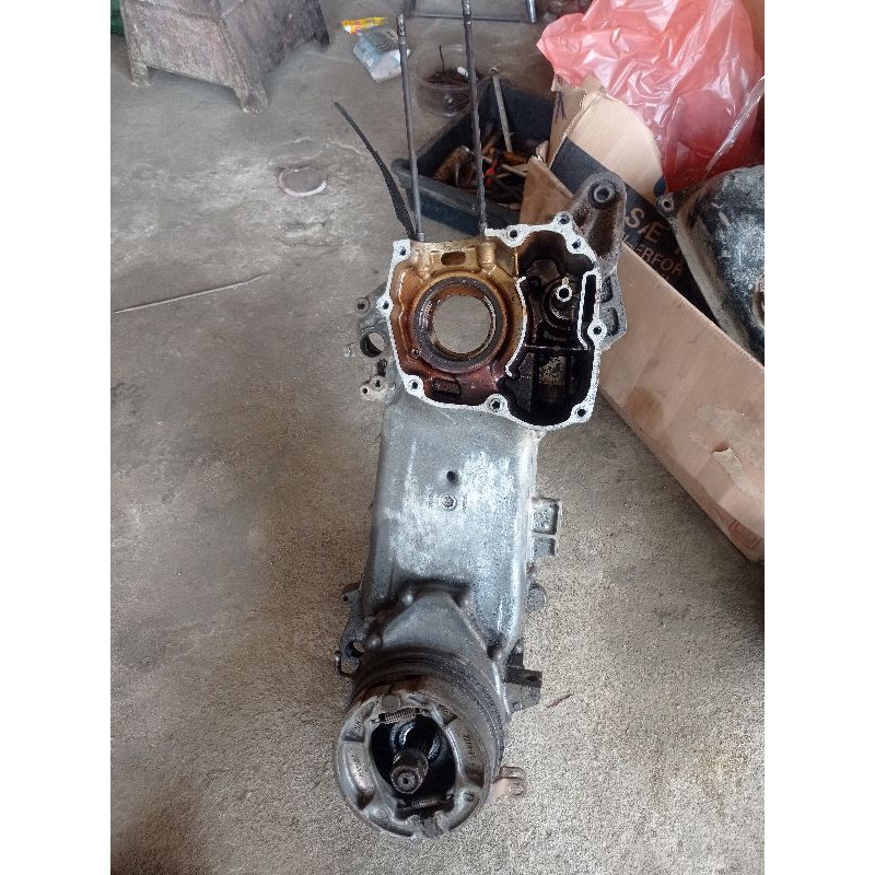 Crankcase dan isian + bak cvt Beat FI starter kasar