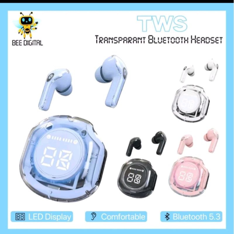 (OM) New HF HEADSET BLUETOOTH TWS ULTRAPODS [ MAX ] EARPHONE WIRELLES KUALITAS BAGUS