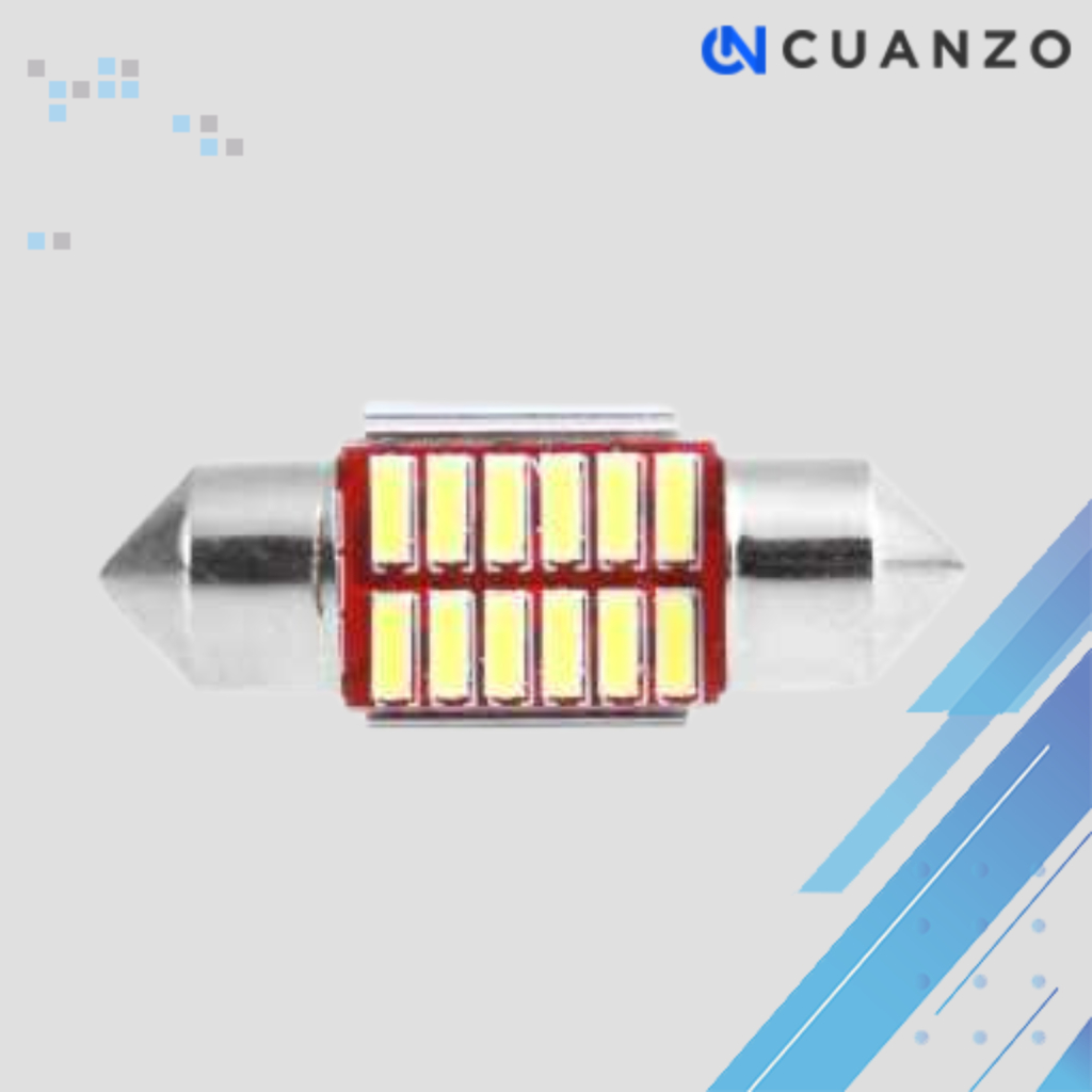 Lampu Interior Mobil Kabin Canbus 4014 Cool White 1 PCS / Lampu Kabin Plafon Plapon Atap Terang LED 