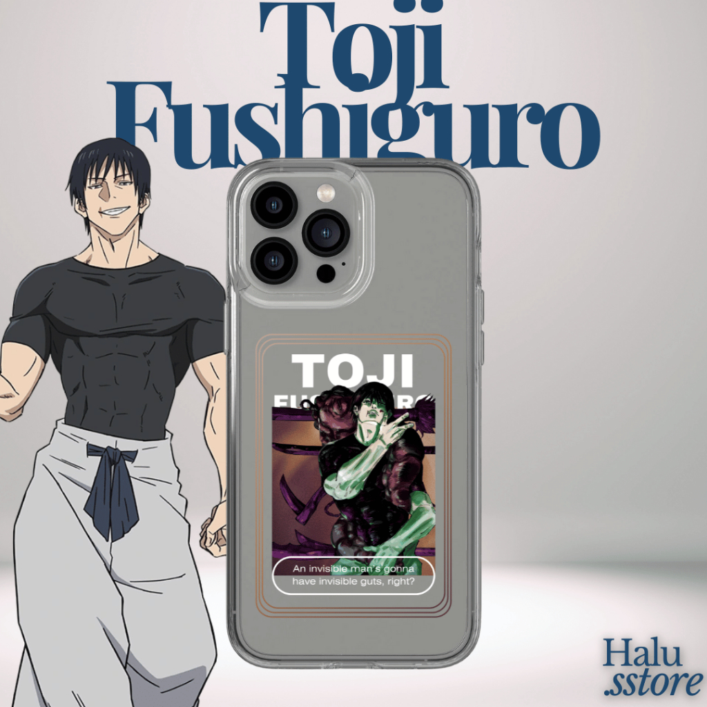 Case HP Custom Jujutsu Kaisen Toji Fushiguro | Bisa Ganti Karakter / Anime Lain