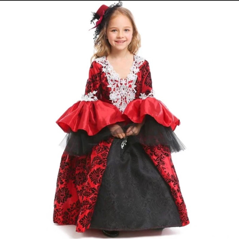 GIRL5047 | spanish senorita girl costume spain halloween | kostum spanyol anak perempuan gaun spanyo