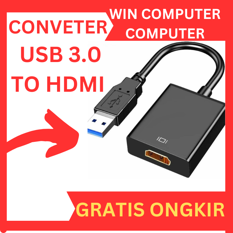 Kabel USB 3.0 to HDMI Converter / USB 3.0 To Hdmi