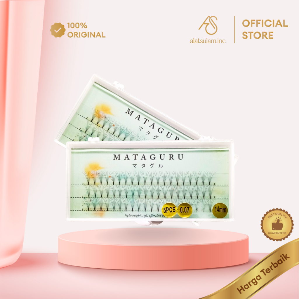 Premade Eyelash Extension Tanam Bulumata Palsu Rusian Russian Volume 3D 5D 6D Mataguru 0.10mm