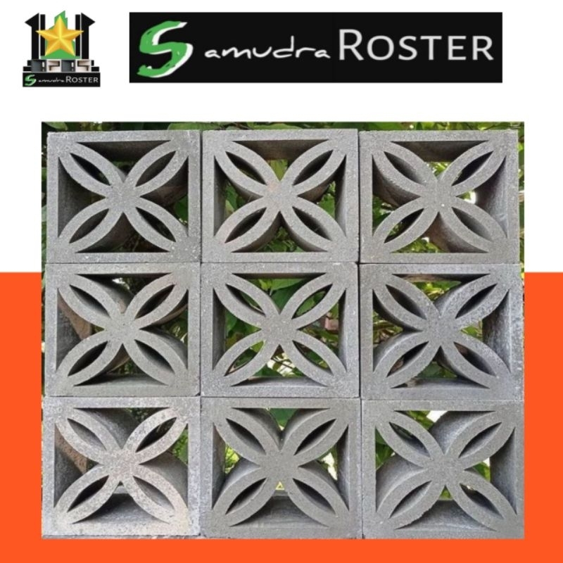 Roster beton / Roster minimalis / Roster kawung