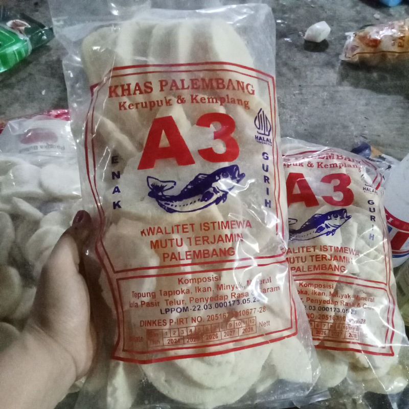 

kerupuk khas Palembang A3