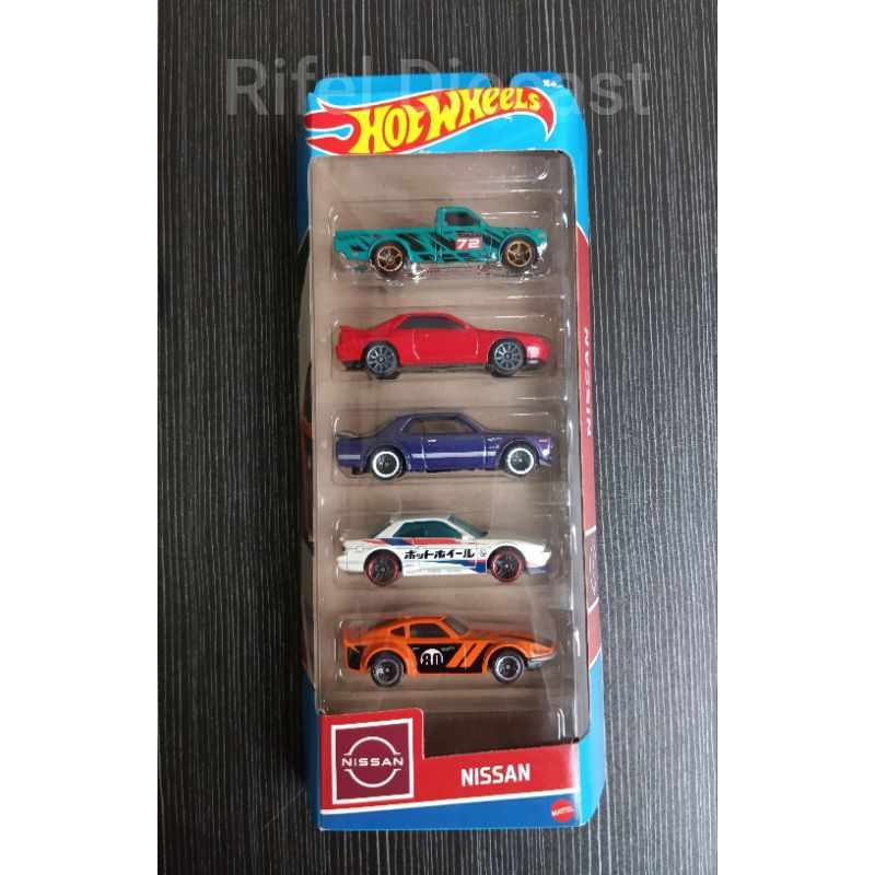 Hot Wheels Nissan Series Gift Pack Isi 5