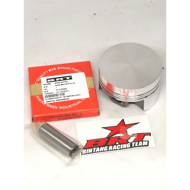 BRT Piston Forged Plus Ring 62 63 66 68 70 Pin 14 Pin 15