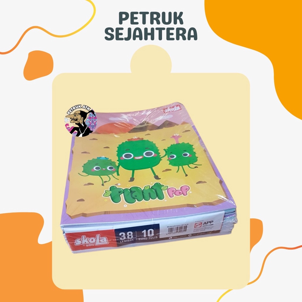 

KODE O16O PAK BUKU TULIS SIDU SKOLA 38 LEMBAR 1 PCS SIDU SKOLA