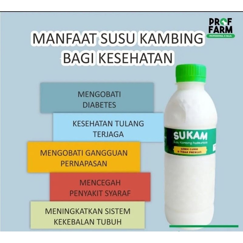 

Susu Kambing Saanen Fresh 500ml