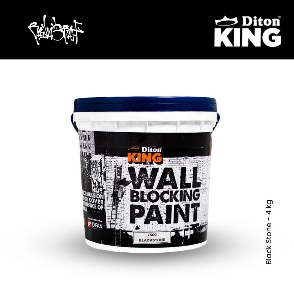 

DITON KING WALL BLOCKING PAINT || BLACK STONE