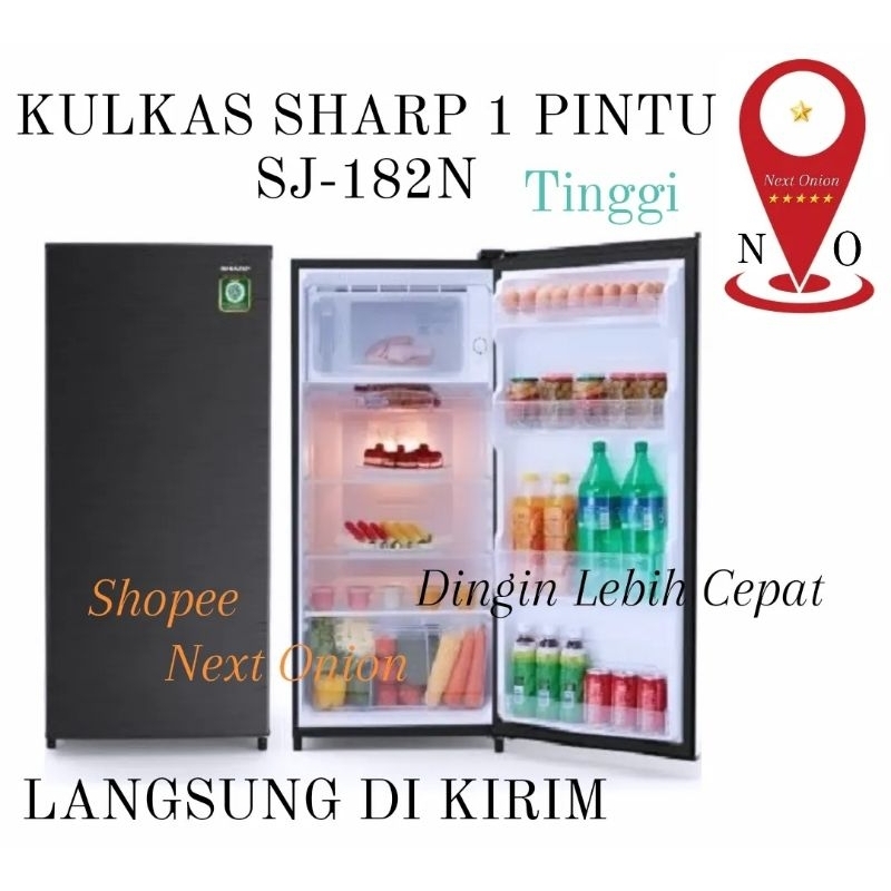 KULKAS SHARP 1 PINTU SJ 182N