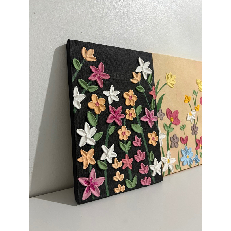 Texture Art Painting Canvas | pajangan aesthetic | home decor