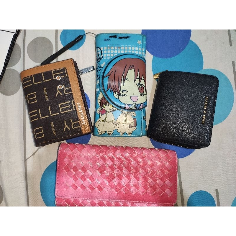 Preloved Dompet Brand n No Brand (Charles & Keith, Paolo Giliani, Baellerry) MINUS BACA DESKRIPSI