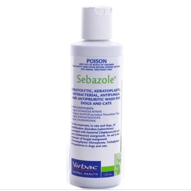SEBAZOLE - Shampoo Anti Jamur Anjing Kucing