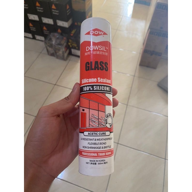 sealant dowsil glass/lem kaca aquarium/sealant khusus aquarium/sealant kaca dow corning - 300ml