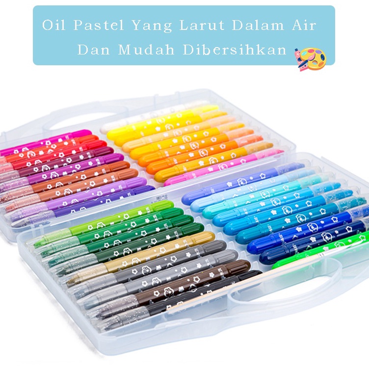 

KODE Q8V Grasp Sedang Crayon Original 12243648 Warna Water Soluable Crayon Krayon Mewarnai