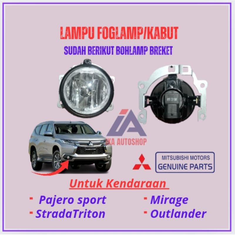 FOGLAMP LAMPU KABUT PAJERO 2015 2016 2017 2018 2019 2020