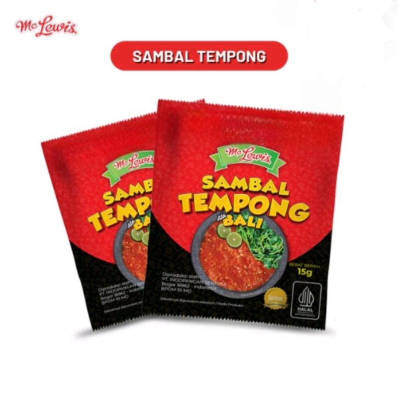 

Mc Lewis Sambal Tempong Bali 15g