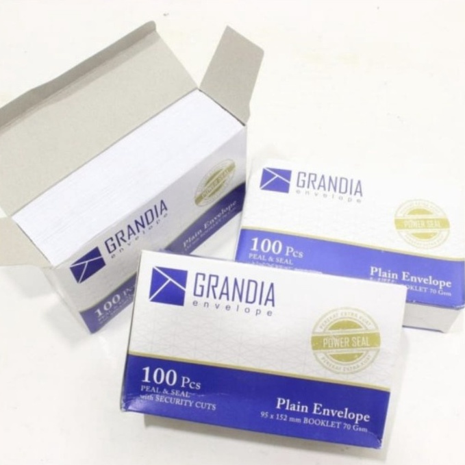 

COD Amplop Putih Polos Kecil Seal No 14 GRANDIA Murah Daya Rekat Tinggi Murah