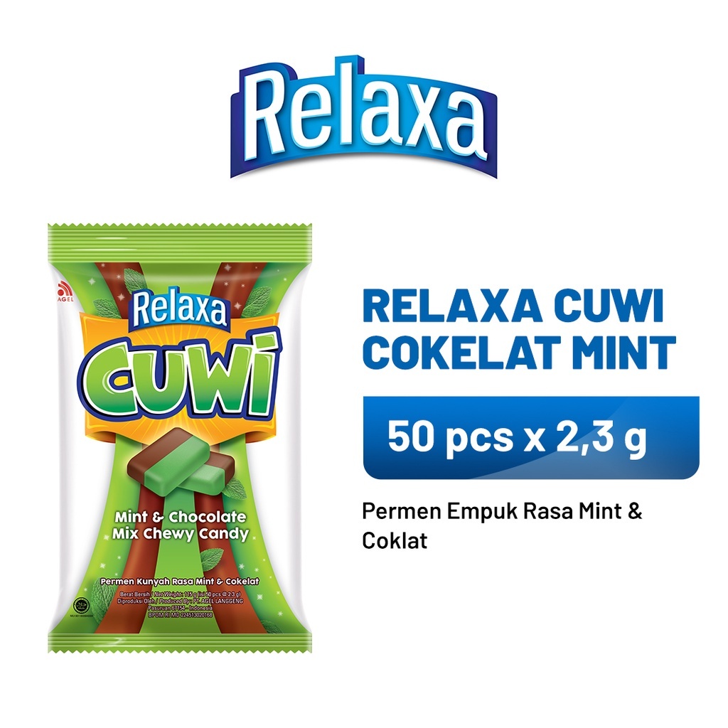 

RELAXA Cuwi Coklat Mint 1 Bag (50 x 2.3 gr)